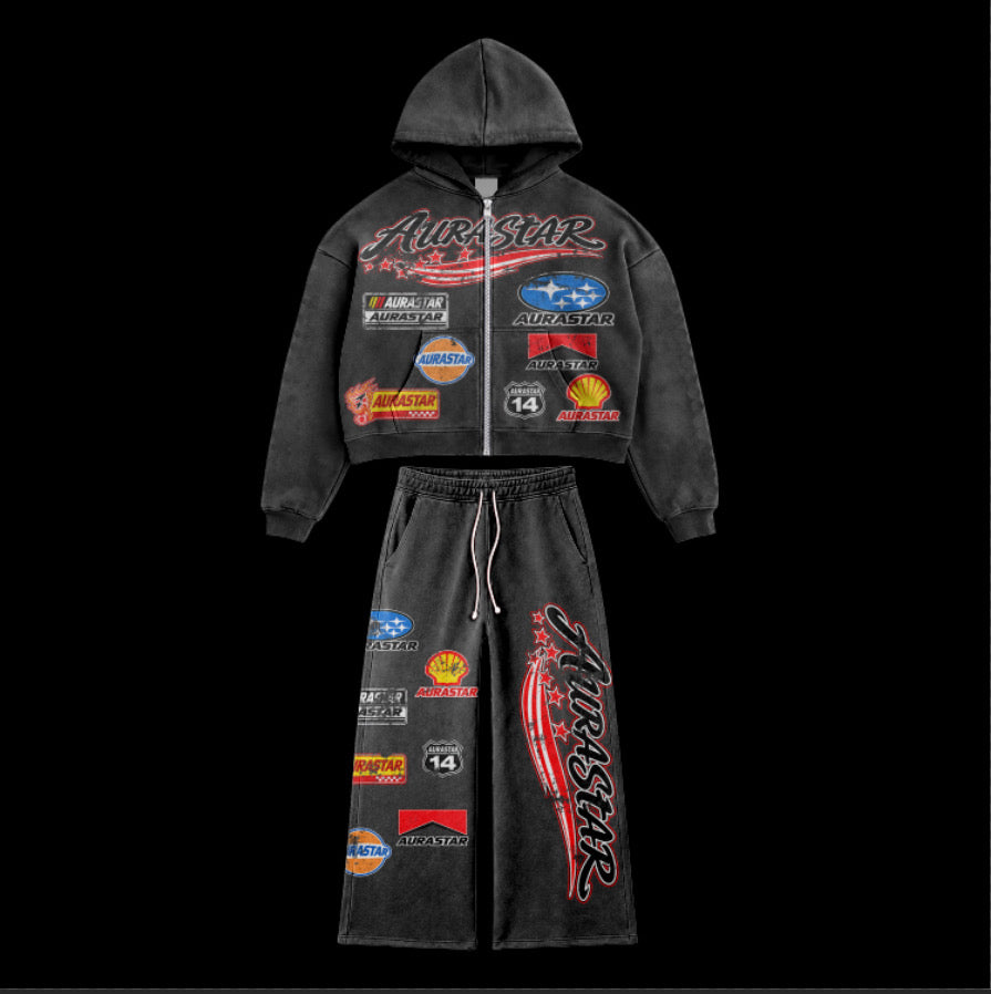 AURA-STAR GREY FALL SET