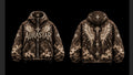 AURA-STAR BROWN FALL HOODIE