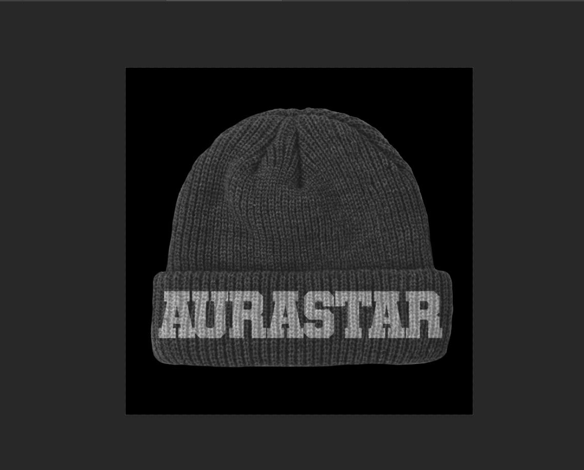 Black AURASTAR BEANIE