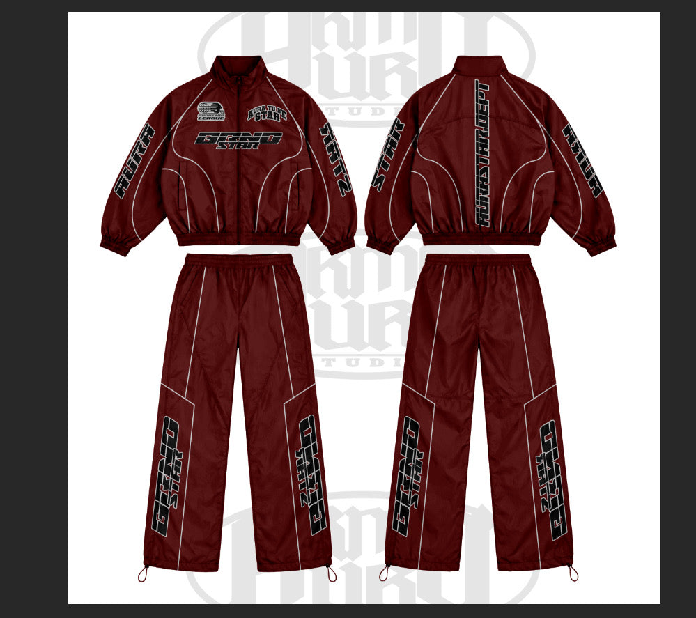 Red Aurastar tracksuit